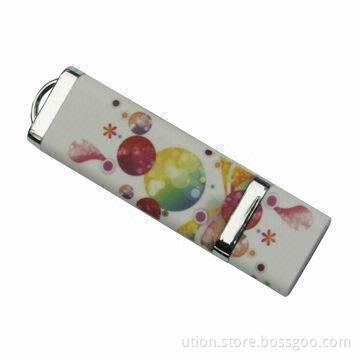 Cubic Printing Plastic USB flash drive with 1 to 32GB Flash Memory Capacities